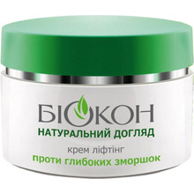 Крем для лица Біокон Натуральный уход Против глубоких морщин 45+ Крем-лифтинг 50 мл (4820160032569)
