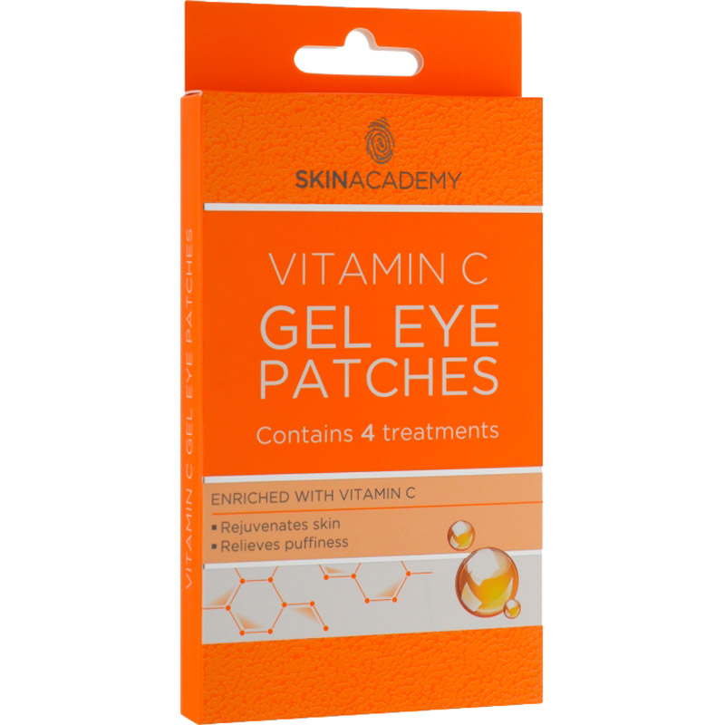 

Патчи под глаза Skin Academy Vitamin C гелевые 4 пары (5031413989915), Патчі під очі гелеві Vitamin C 4 пари