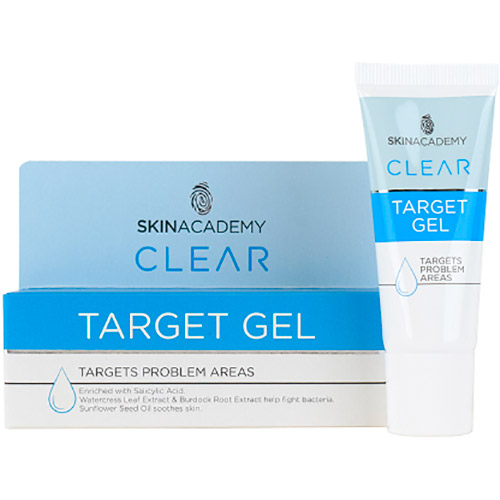 

Локальный гель для проблемной кожи лица Skin Academy Target Gel 25 мл (5031413978667), Clear Локальний гель д/проблемної