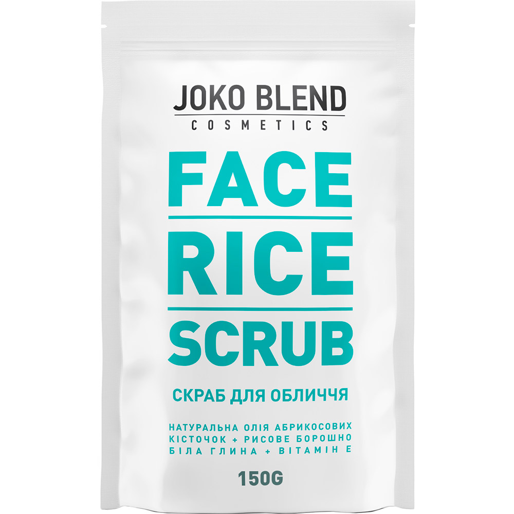 

Скраб для лица JOKO BLEND Face Rice Scrub 150 г (455123), Рисовий скраб для обличчя Face Rice Scrub 150 г