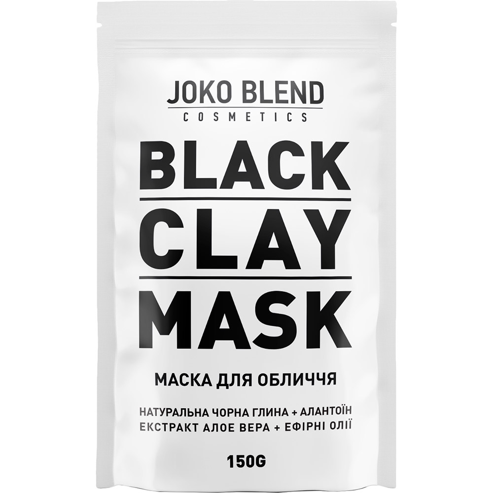 

Маска для лица JOKO BLEND Black Сlay Mask 150 г (446741), глиняна маска для обличчя Black Сlay Mask 150 г
