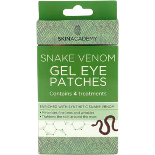 

Гидрогелевые патчи под глаза SKIN ACADEMY Snake Venom 4 пары (5031413912081), Патчі під очі гелеві Snake Venom 4 пари