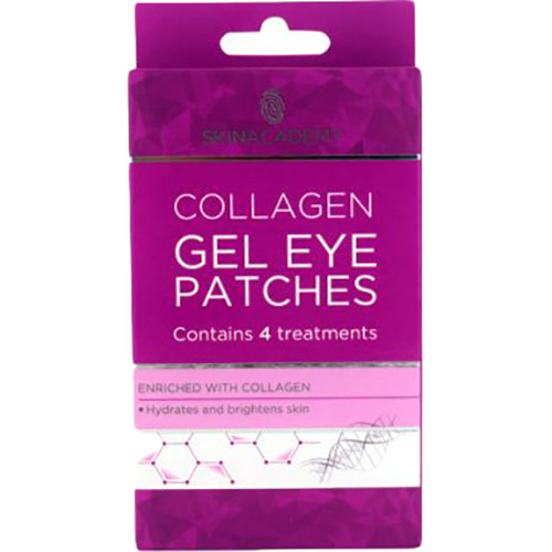 

Гидрогелевые патчи под глаза SKIN ACADEMY Collagen 4 пары (5031413912166), Патчі під очі гелеві Collagen 4 пари
