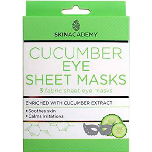 

Маска для лица SKIN ACADEMY Cucumber 3 шт (5031413990027), Маска тканинна Cucumber 3 шт