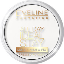 Матирующая пудра EVELINE COSMETICS All Day Ideal Stay 60 White (5901761936056)