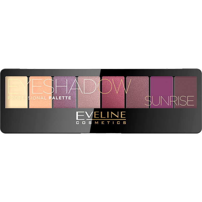 

Тени для век Eveline Professional Palette 01-Sunrise 9.6 г (5901761980714), Тіні для повік EYESHADOW PROFESSIONAL