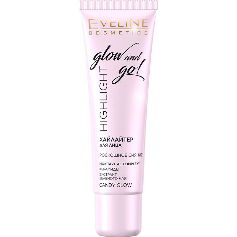 

Хайлайтер для лица Eveline Highlight Glow And Go! Candy Glow 20 мл (5901761982589), Хайлайтер для лиця - CANDY GLOW