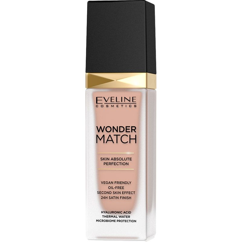 

Тональная основа EVELINE COSMETICS WONDER MATCH 30 мл 35 BEIGE (B30PWOND35), Адаптуюча тональна основа - 35 BEIGE