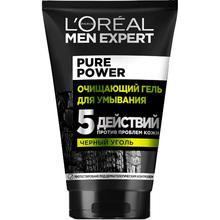 Гель для умывания L'Oreal Paris Men Expert Pure Power 100 мл (3600523708093)