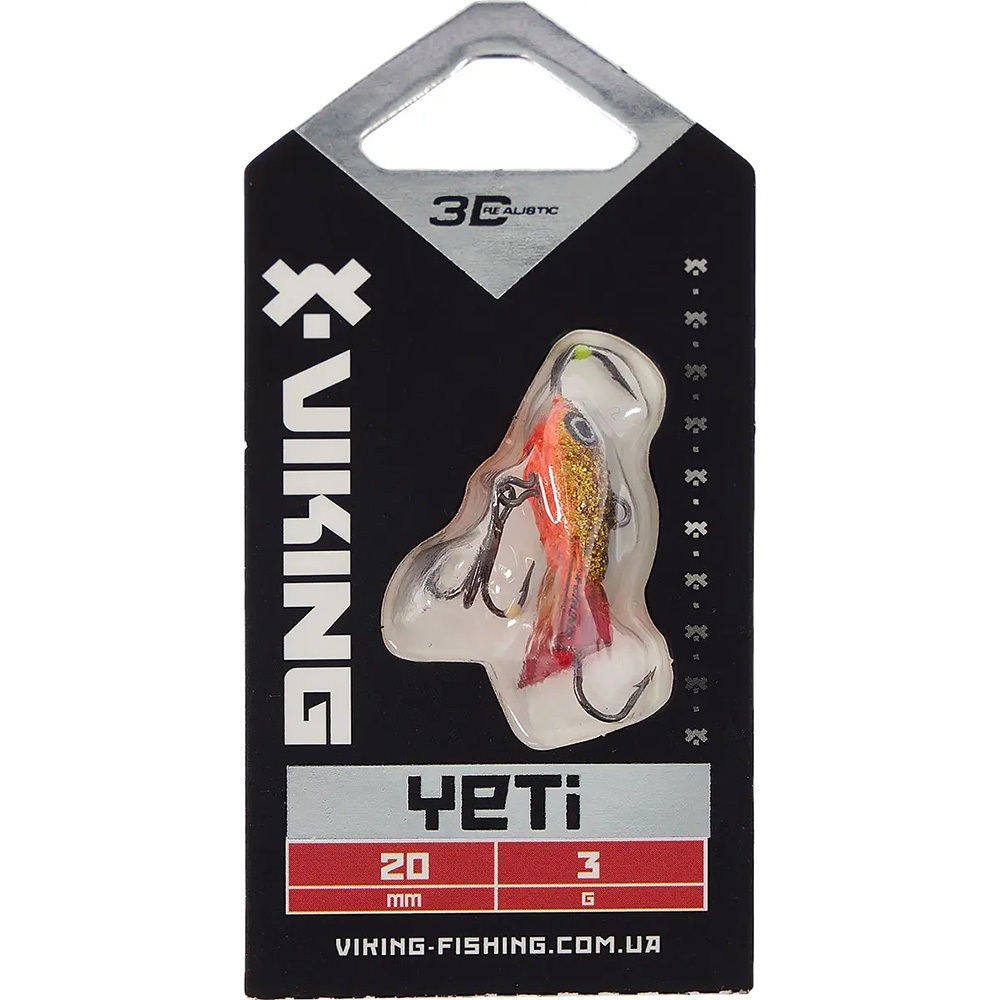 Балансир VIKING FISHING Yeti Ice Jig 20 мм 10 Golden Dark (1919.01.68) Тип балансиры