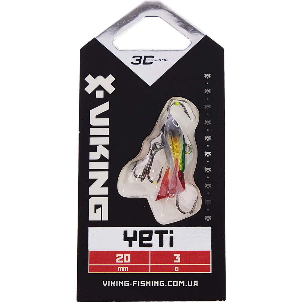 Балансир VIKING FISHING Yeti Ice Jig 20 мм 02 Green Glam (1919.01.60) Тип балансири