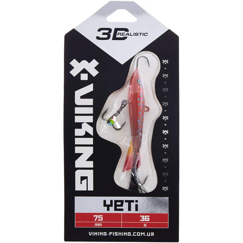 Балансир VIKING FISHING Yeti Ice Jig 75мм 36г 07 Coral Trout (1919.02.45) Тип балансиры