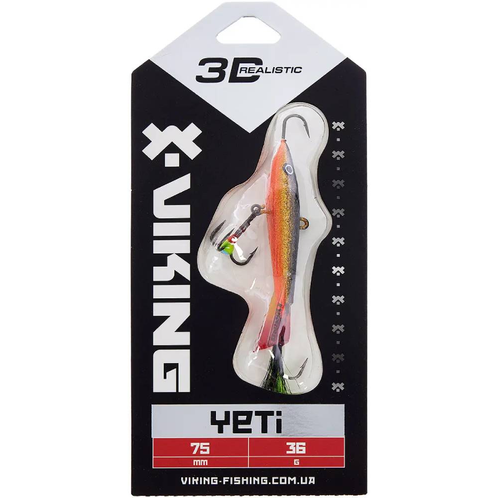 Балансир VIKING FISHING Yeti Ice Jig 75мм 36г 10 Golden Dark (1919.02.48) Тип балансиры