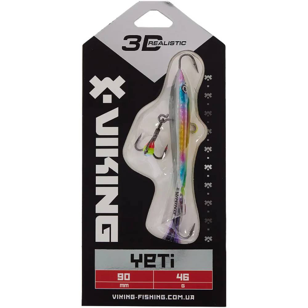 Балансир VIKING FISHING Yeti Ice Jig 90мм 46г 16 European Values (1919.02.70) Тип балансиры