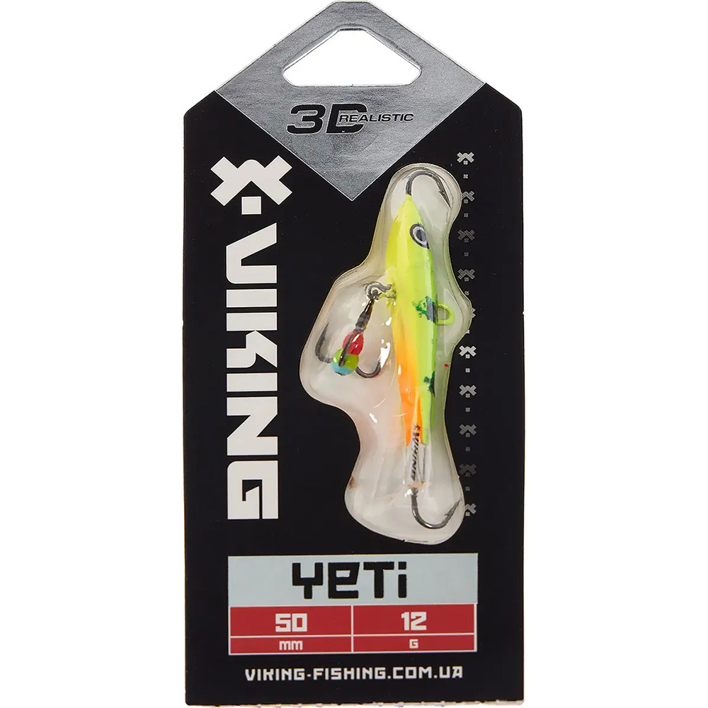 Балансир VIKING FISHING Yeti Ice Jig 50мм 12.0г 05 Acid (1919.02.11) Тип балансиры
