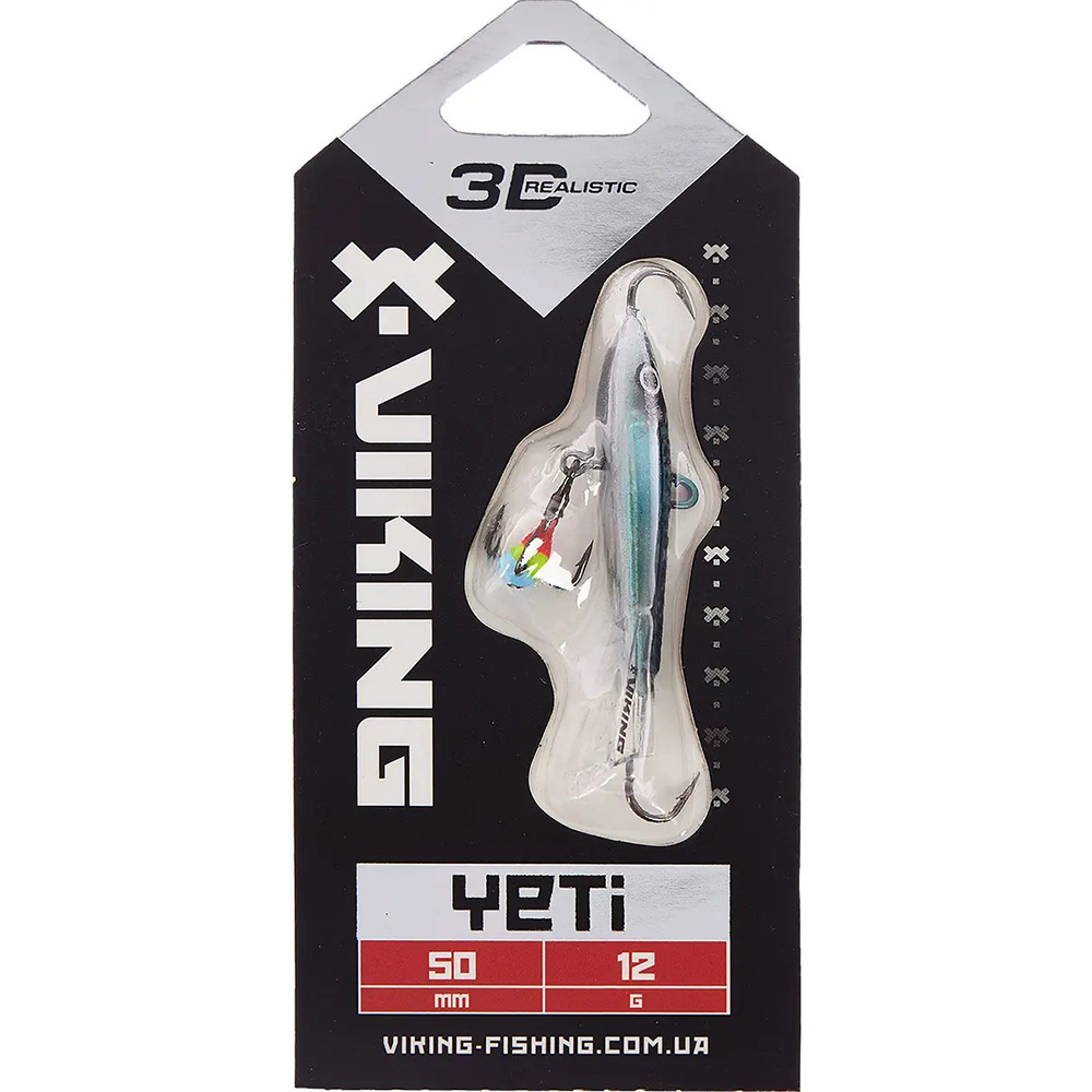 Балансир VIKING FISHING Yeti Ice Jig 50мм 12.0г 14 Dark Mackerel (1919.02.20) Тип балансиры