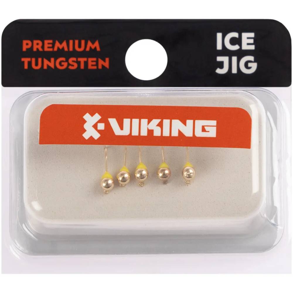 Блешня вольфрамова VIKING FISHING Round+drop 0.18г 2.5мм 5шт Gold (1919.03.47) Тип мормишки