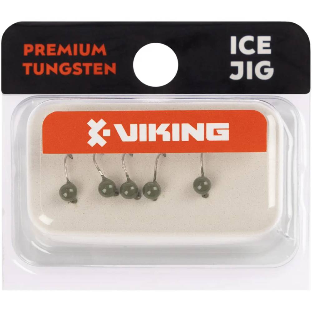 Блешня вольфрамова VIKING FISHING Round 0.3г 3мм 5шт Olive (1919.03.40) Тип мормишки