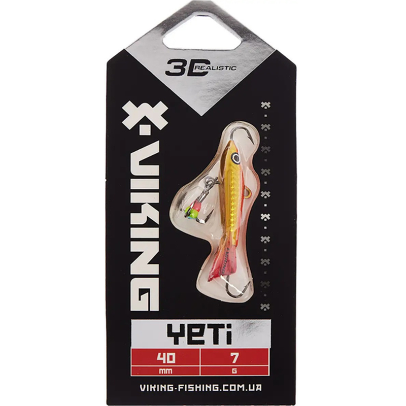 Балансир VIKING FISHING Yeti Ice Jig 40mm 7g 08 Candle Flame (1919.01.98) Тип балансири