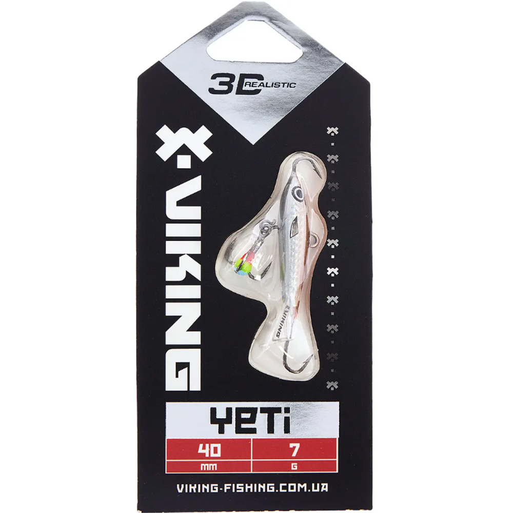 Балансир VIKING FISHING Yeti Ice Jig 40mm 7g 12 Smoke Anchovy (1919.02.02) Тип балансиры