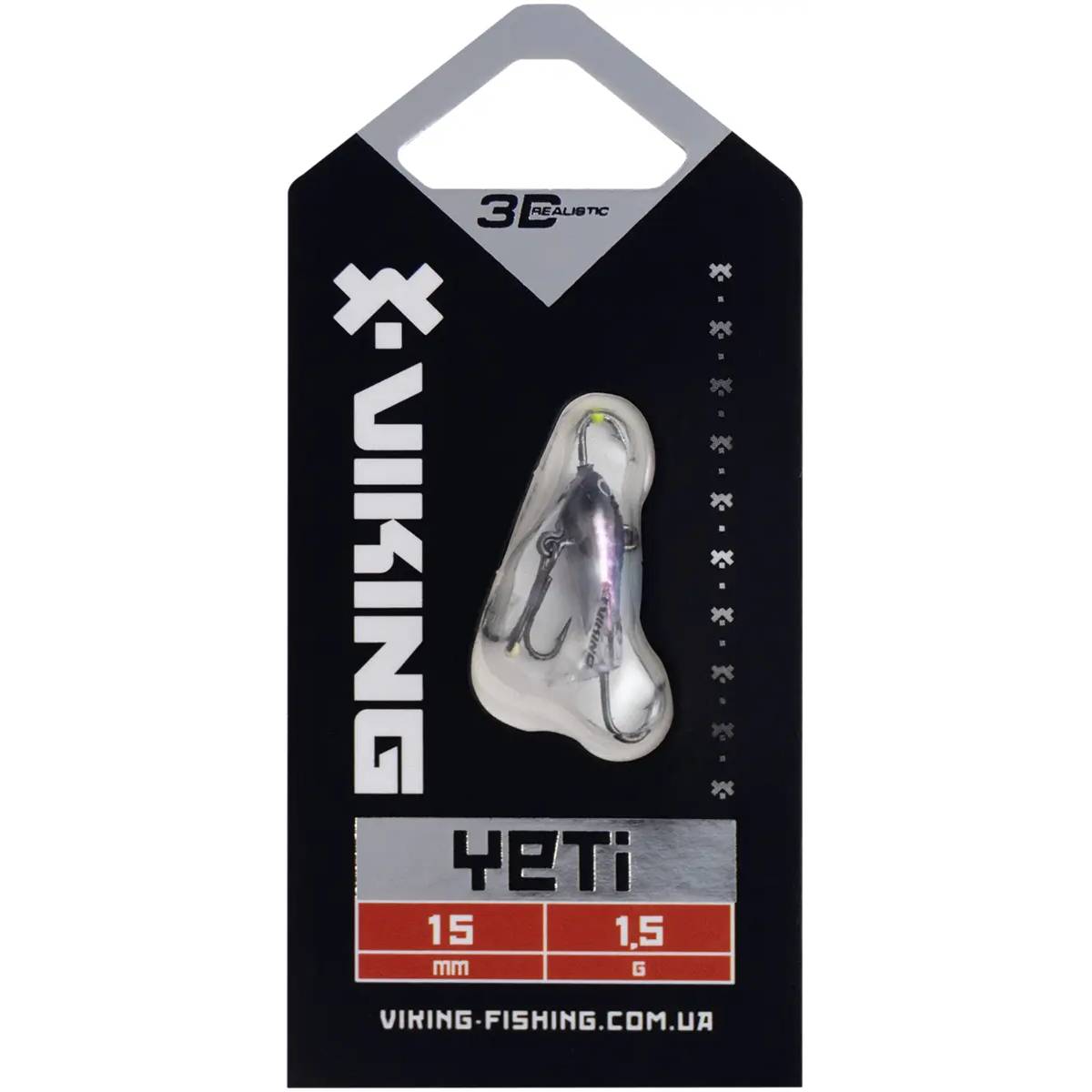 Балансир Viking Fishing Yeti Ice Jig 15мм 01 Blue Glam (1919.04.16) Тип балансиры