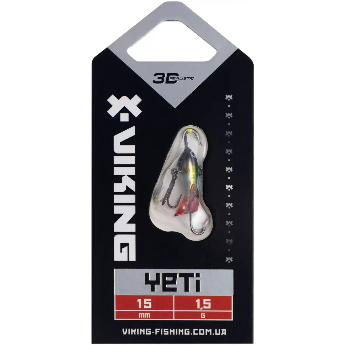 Балансир Viking Fishing Yeti Ice Jig 15 мм 08 Candle Flame (1919.04.23) Тип балансиры