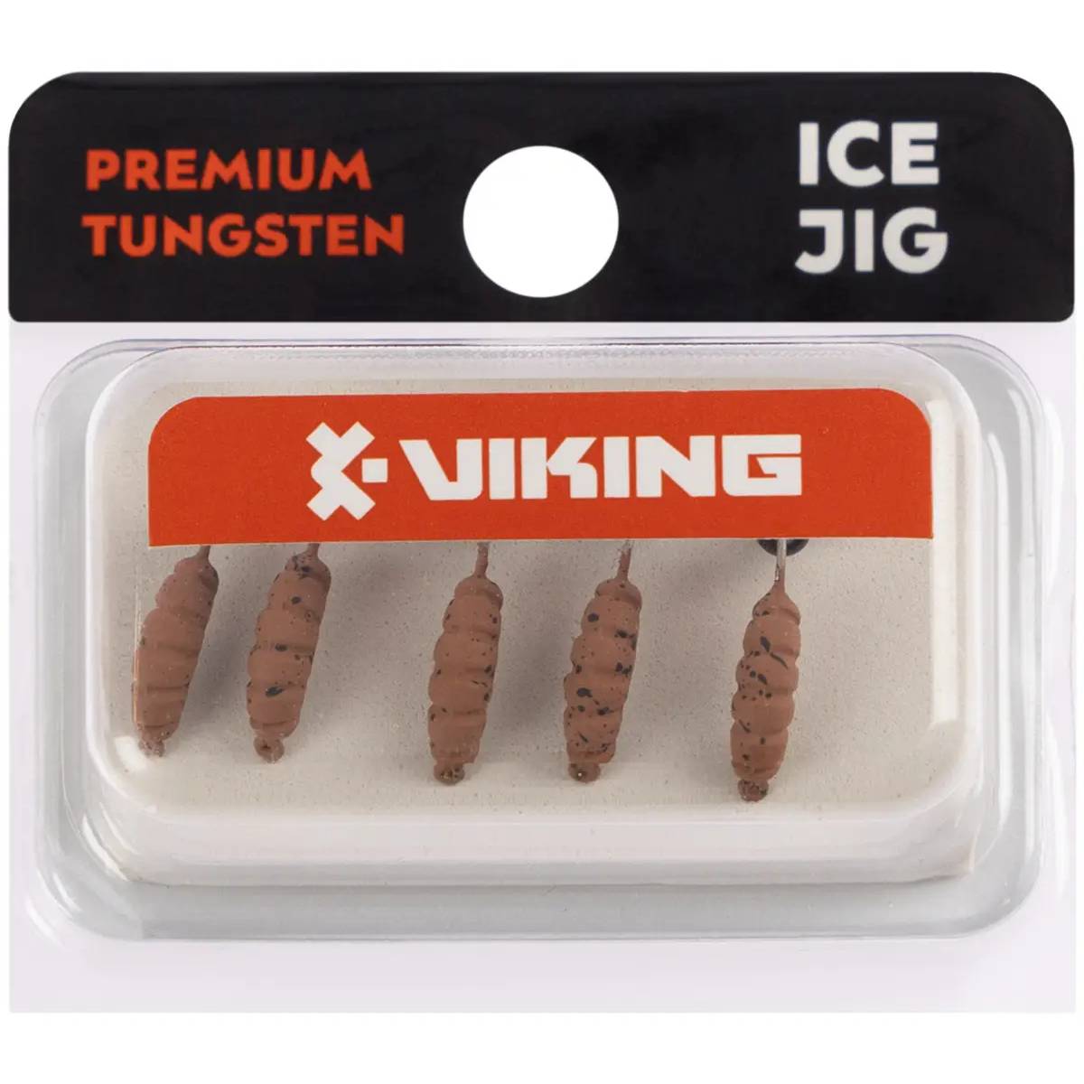 Блешня вольфрамова Viking Fishing Shrimp+Bead 9 мм Rum+V 5 шт (1919.03.99) Тип мормишки