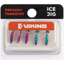 Блешня вольфрамова Viking Fishing Shrimp+Bead 9 мм Rainbow 5 шт (1919.04.03)