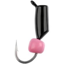 Мормышка вольфрамовая Viking Fishing Shrimp+Bead 2 мм Black+P 5 шт (1919.04.06)