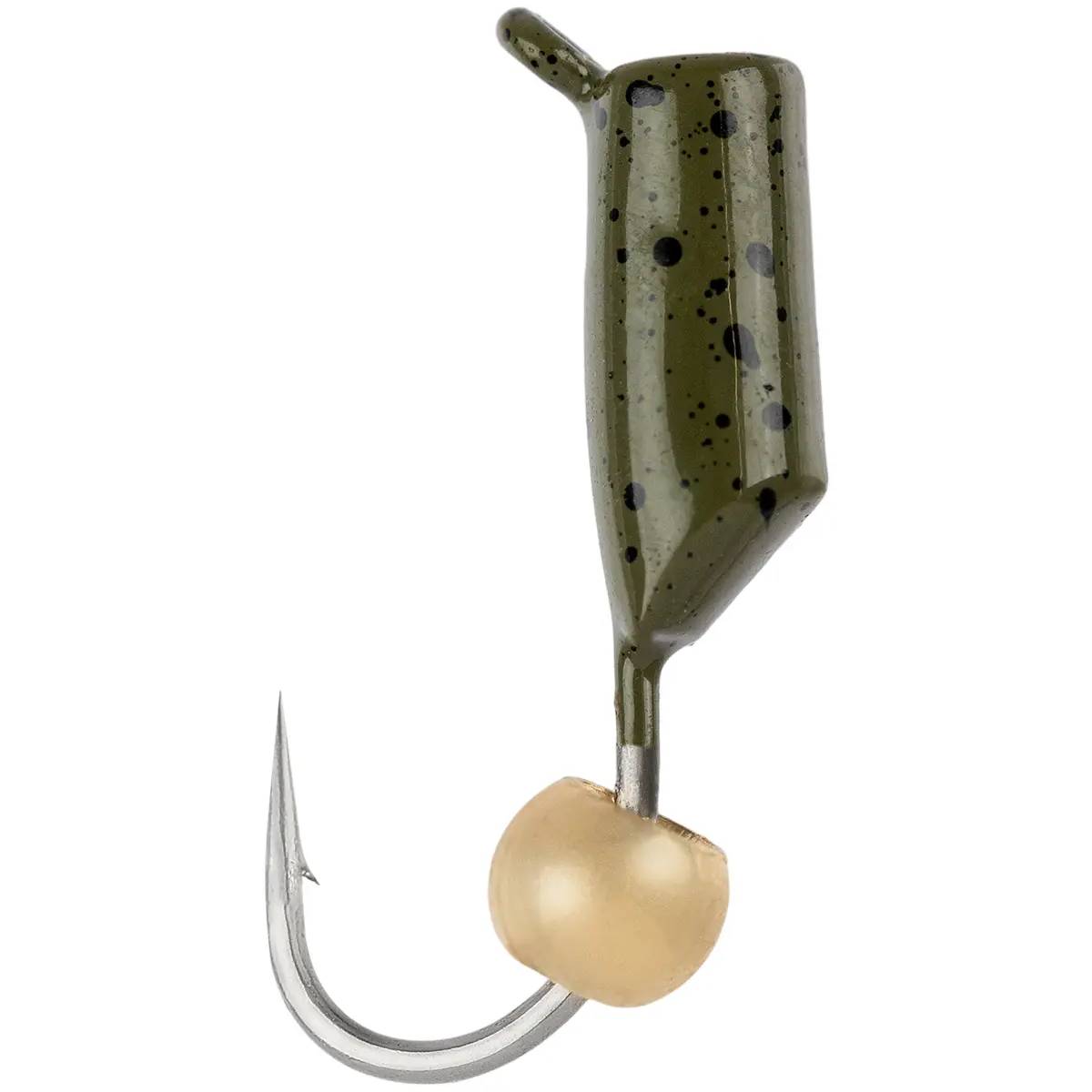 Блешня вольфрамова Viking Fishing Shrimp+Bead 2.5 мм Olive+G 5 шт (1919.04.14)
