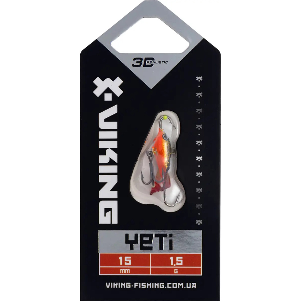 Балансир VIKING FISHING Yeti Ice Jig 15мм 1.5г 10 Golden Dark (1919.04.25) Тип балансири