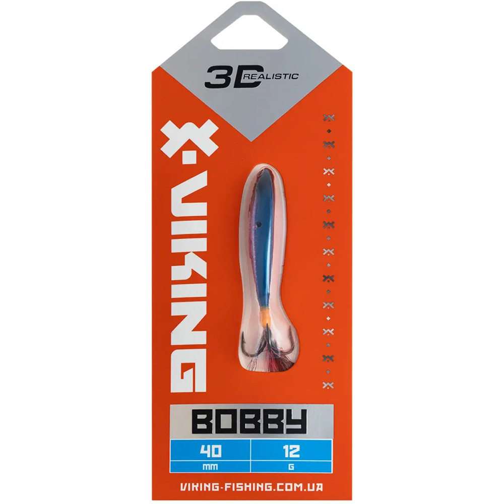 Бокоплав VIKING FISHING Bobby 40мм 12г 01 Blue Glam (1919.04.83) Тип бокоплавы