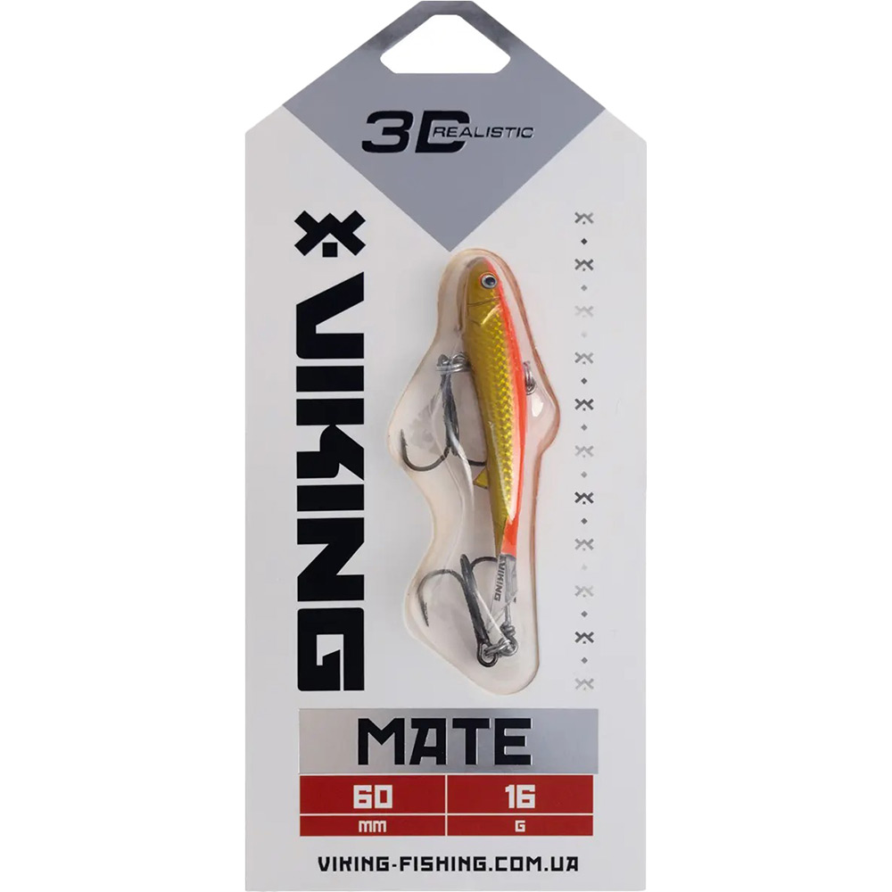 Балансир Viking Fishing Mate Ice Jig 60mm 17g #08 Candle Flame (1919.05.21) Тип балансири