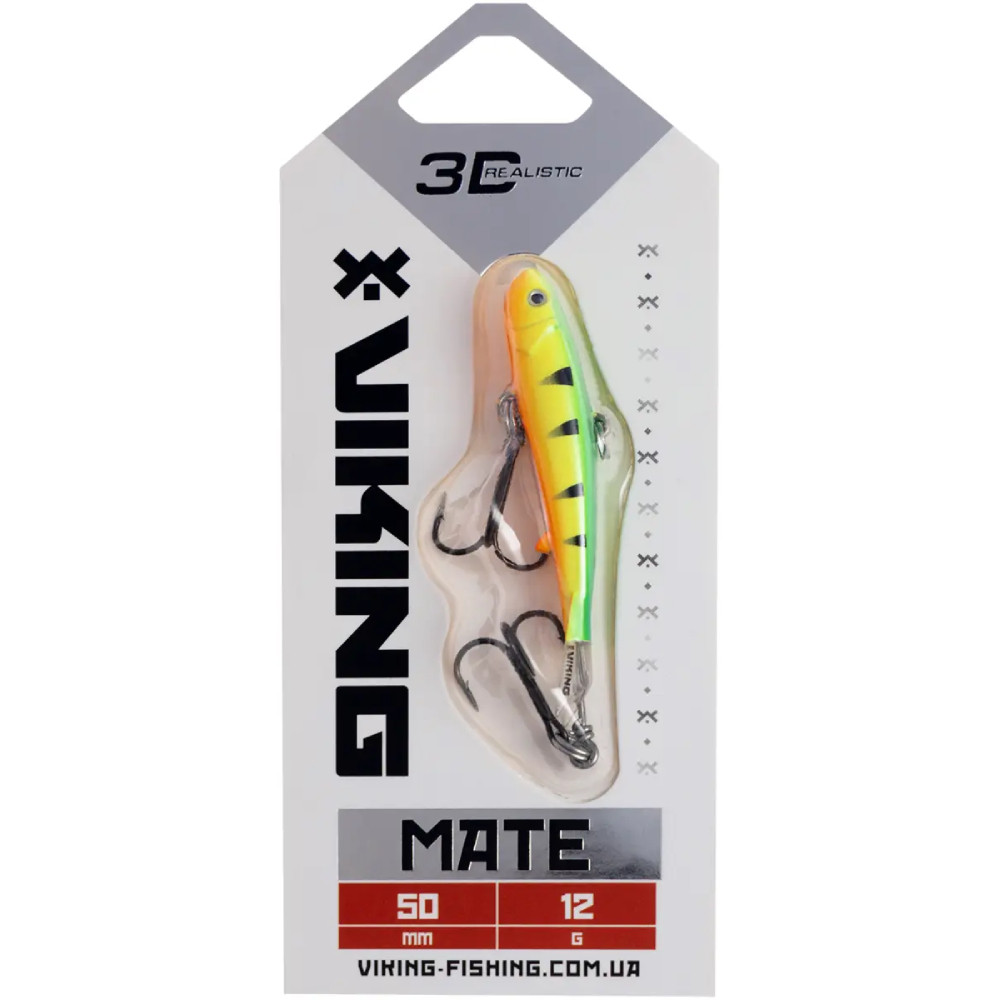 Балансир VIKING FISHING Mate Ice Jig 50мм 12г 04 Fire Perch (1919.05.13) Тип балансири