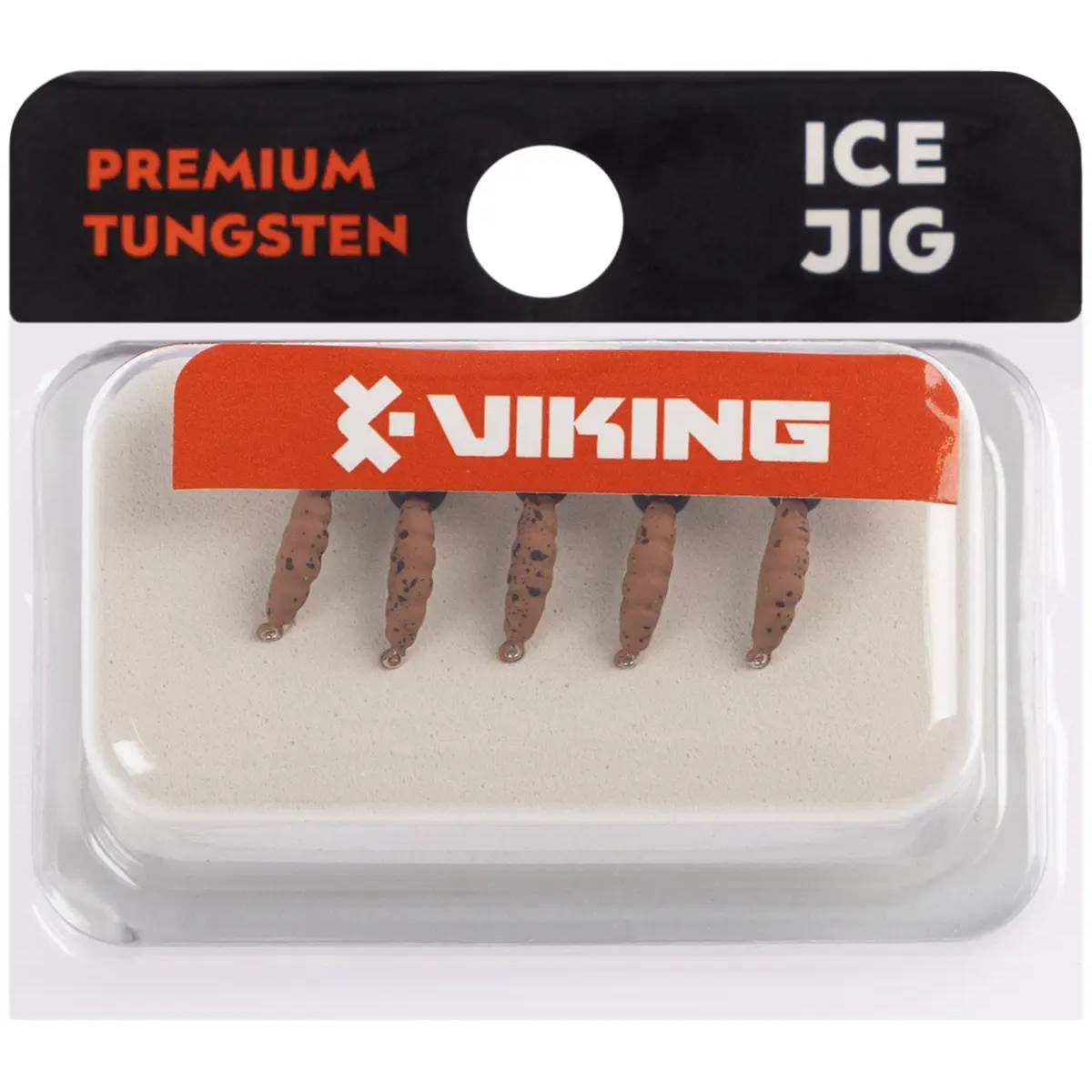 Блешня вольфрамова Viking Fishing Shrimp+Bead 7 мм Rum+V 5 шт (1919.03.89) Тип мормишки
