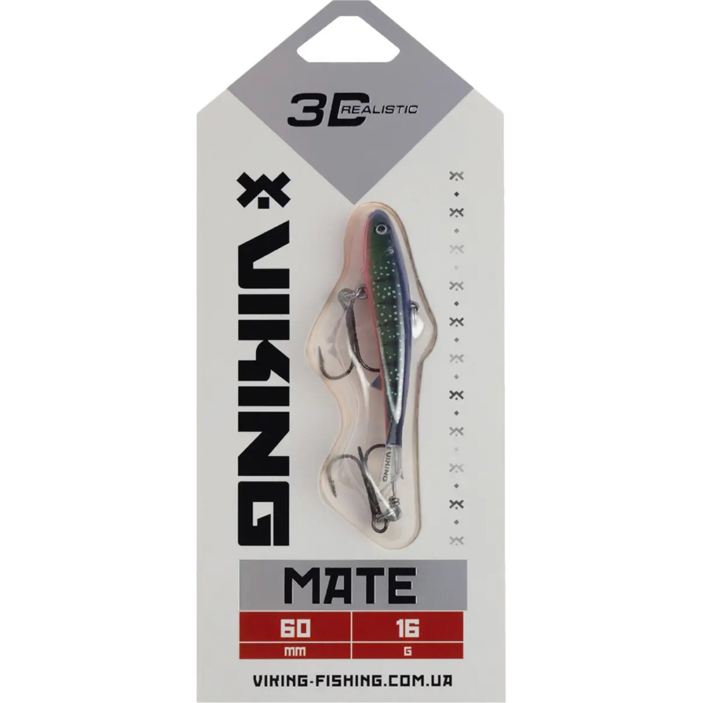 Балансир Viking Fishing Mate Ice Jig 60мм 17g #22 Kingfisher Pink (1919.05.26) Тип балансири