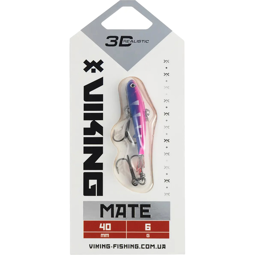Балансир Viking Fishing Mate Ice Jig 40мм 6g #09 Strange Perch (1919.05.28) Тип балансири