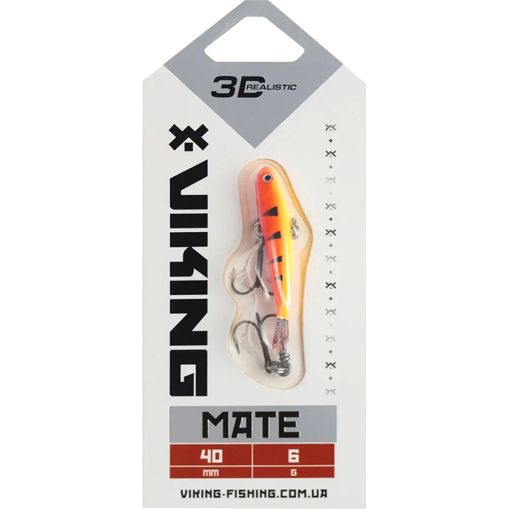 Балансир Viking Fishing Mate Ice Jig 40мм 6g #15 Pink Moon (1919.05.29) Тип балансири