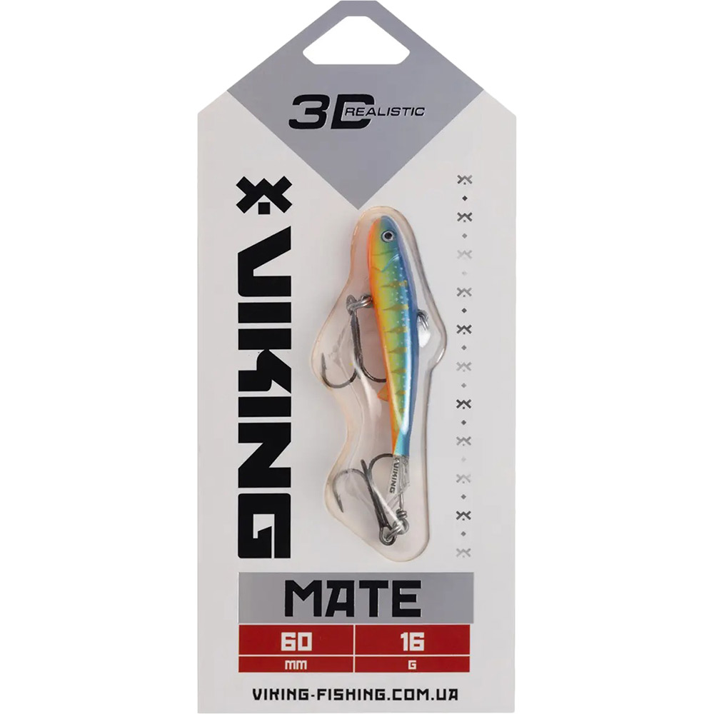 Балансир Viking Fishing Mate Ice Jig 60мм 17g #21 Kingfisher Green (1919.05.36) Тип балансири