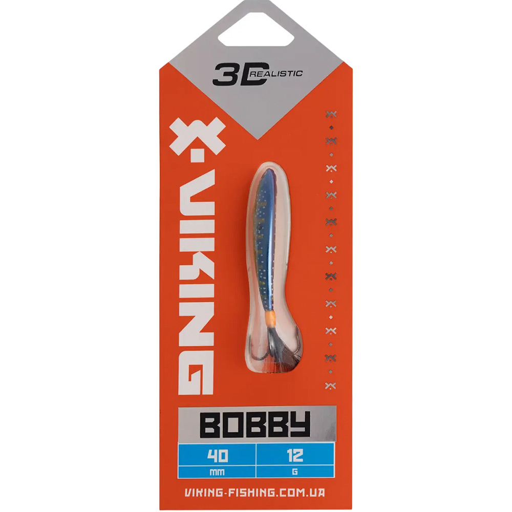 Бокоплав Viking Fishing Bobby 40mm 12.0g #21 Kingfisher Green (1919.05.39) Тип бокоплавы