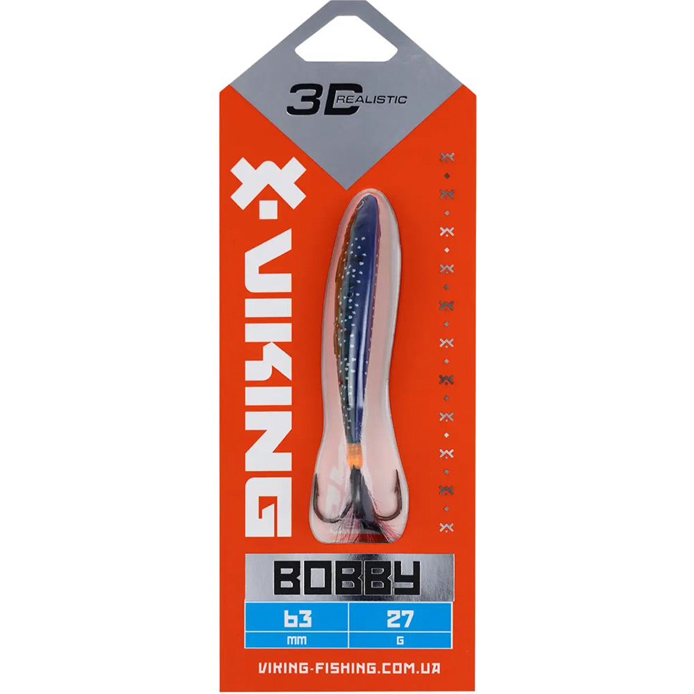 Бокоплав Viking Fishing Bobby 63mm 27.0g #22 Kingfisher Pink (1919.05.52) Тип бокоплави