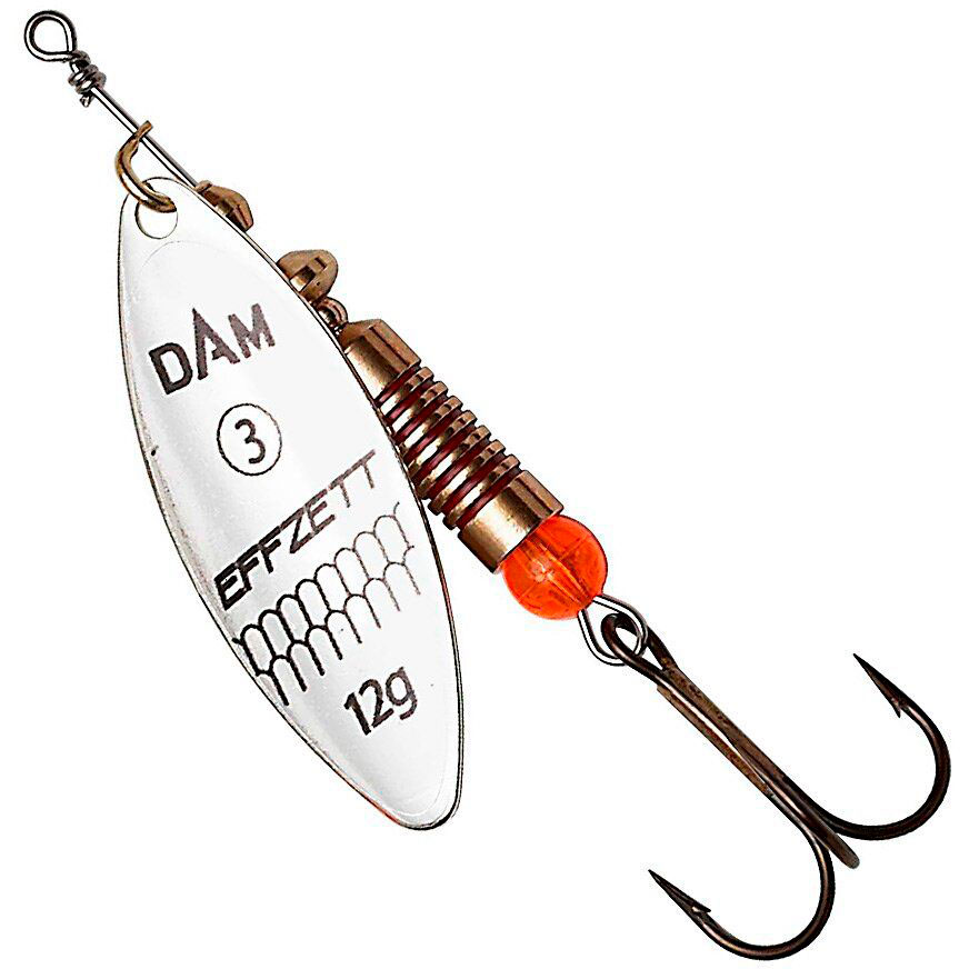 

Блесна-вертушка DAM Effzett Predator 4 г silver (60578), Блешня-обертова Effzett Predator 4гр (silver)