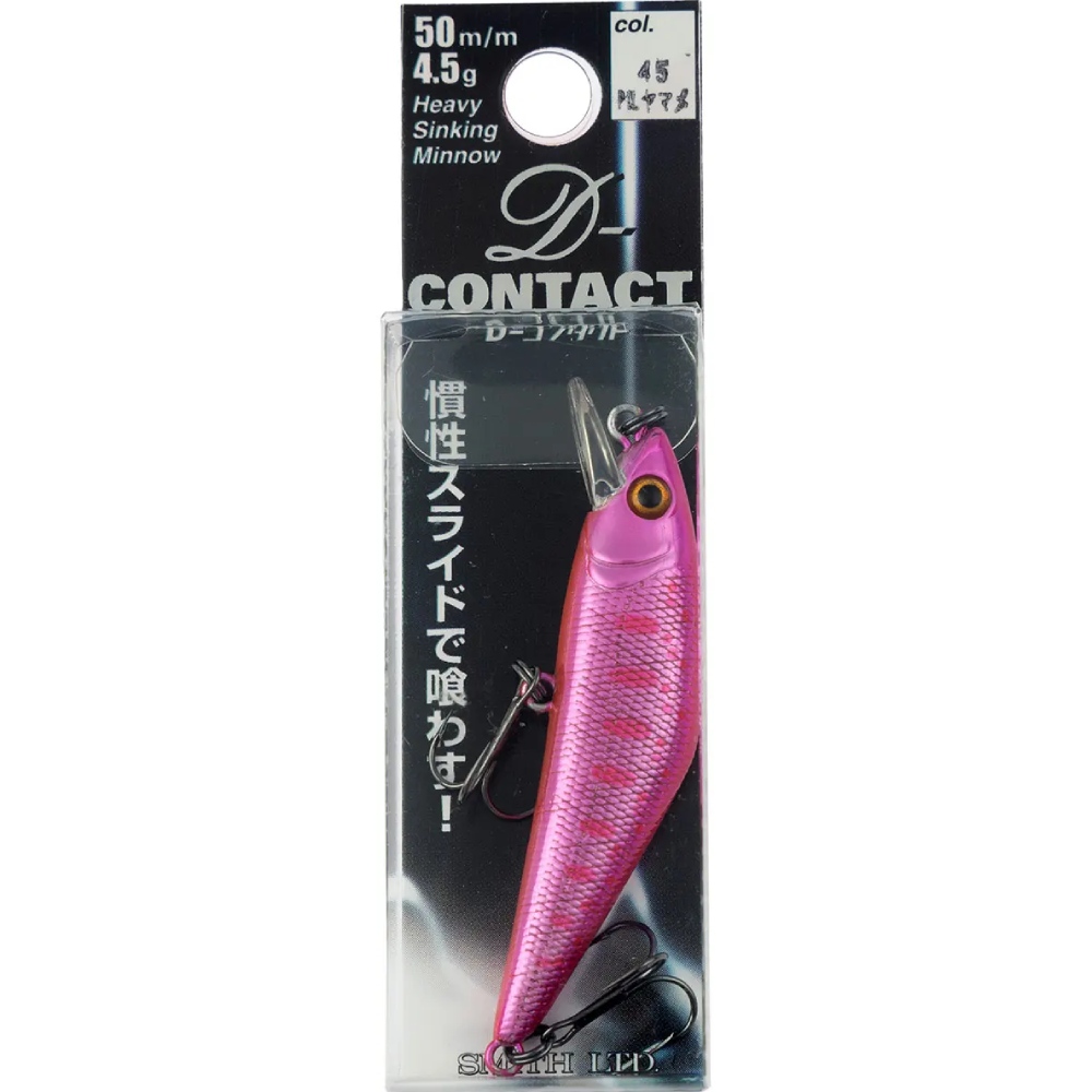 Воблер SMITH D Contact 50S 50 мм 4.5 г 45 Pink Laser Yamame (1665.18.43) Тип воблери