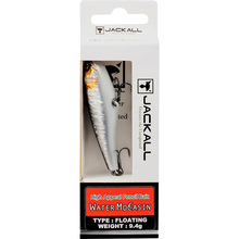 Воблер JACKALL Water Moccasin 75мм 9.4г HL Silver & Black (4525807297874)