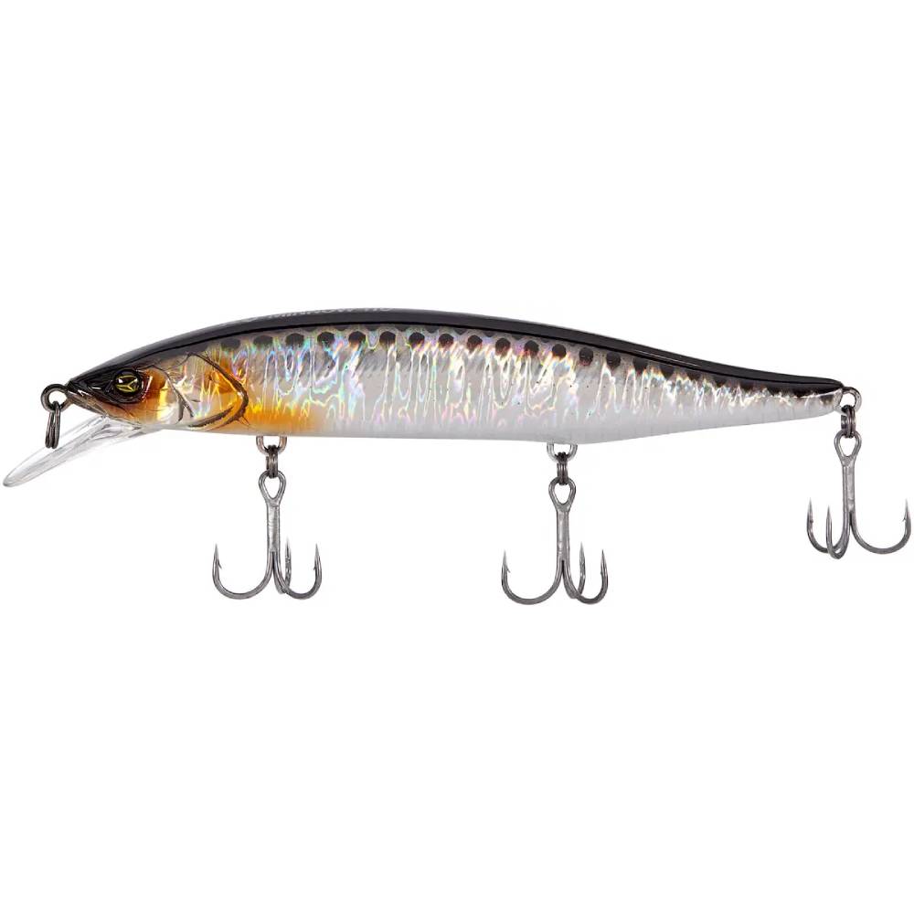 Воблер JACKALL RV-Minnow 110SP 110мм 16.3g HL Silver & Black (4525807206296)