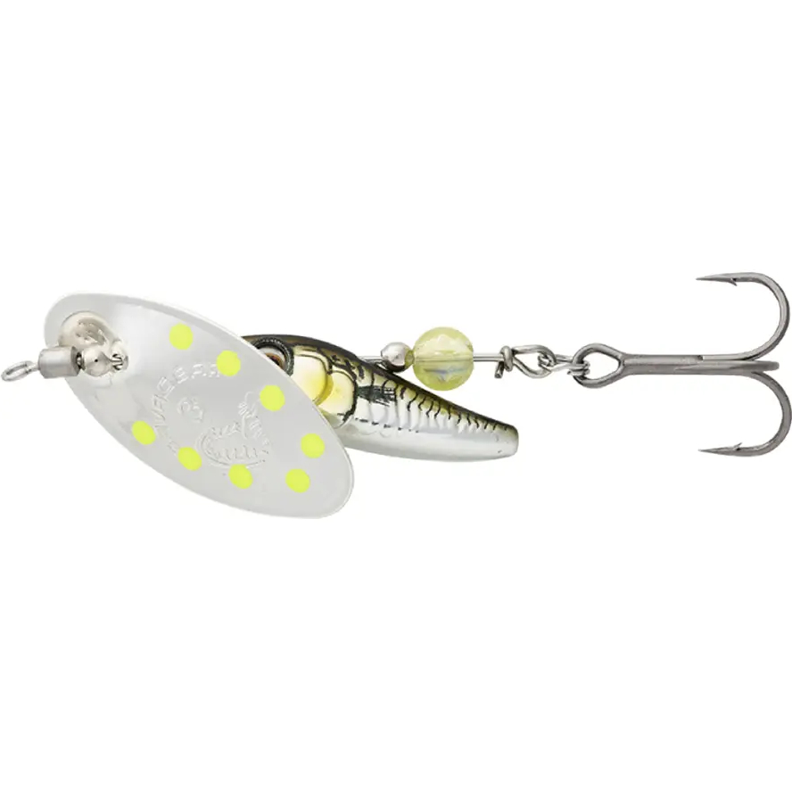Блешня SAVAGE GEAR Sticklebait Spinner #2 7.3 г Green Silver Ayu (82239)