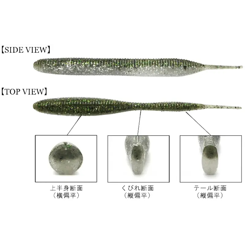 Набір силіконових приманок KEITECH Sexy Impact 97 мм PAL 09 Violet Fire 10 шт (1551.11.14) Тип силіконові приманки