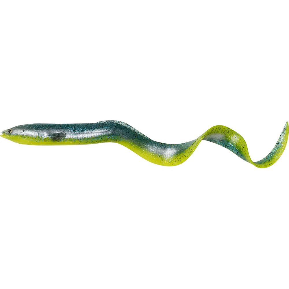 Силикон SAVAGE GEAR 3D Real Eel Loose Body 200mm 27.0g Green Yellow Glitter (63779)