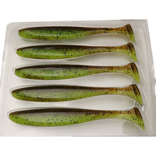 Силікон KEITECH Easy Shiner 5" #401 Green Pumpkin PP.Chart 5 шт (1551.03.70)