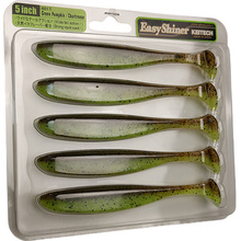 Силікон KEITECH Easy Shiner 5" #401 Green Pumpkin PP.Chart 5 шт (1551.03.70)